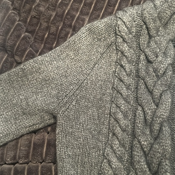 Banana Republic Lambs Wool Open Front Cardigan Sweater Gray Women’s,Size S - Picture 12 of 13